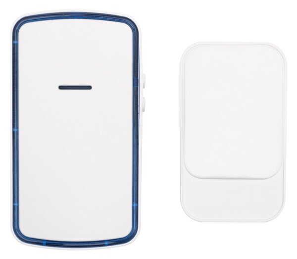 HOME DBK1002AC vezeték nélküli csengő, 100m hatótáv, 38 dallam, fényjelzés, IP68, szabályozható hangerő, fényjelzés