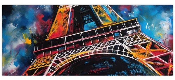 Kép - Az Eiffel-torony festménye II. (120x50 cm)