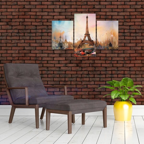 Kép - Az Eiffel-torony festménye (90x60 cm)