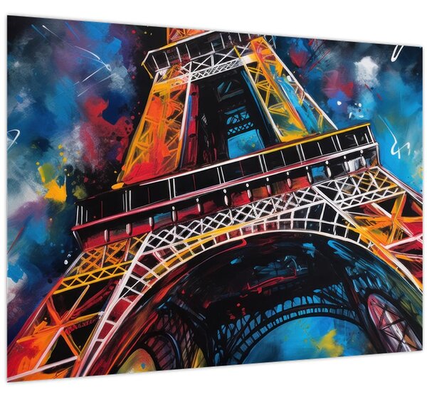 Kép - Az Eiffel-torony festménye II. (70x50 cm)