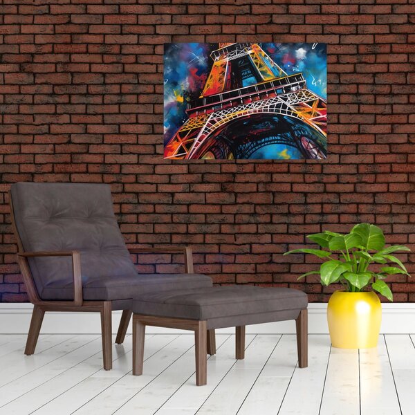 Kép - Az Eiffel-torony festménye II. (70x50 cm)