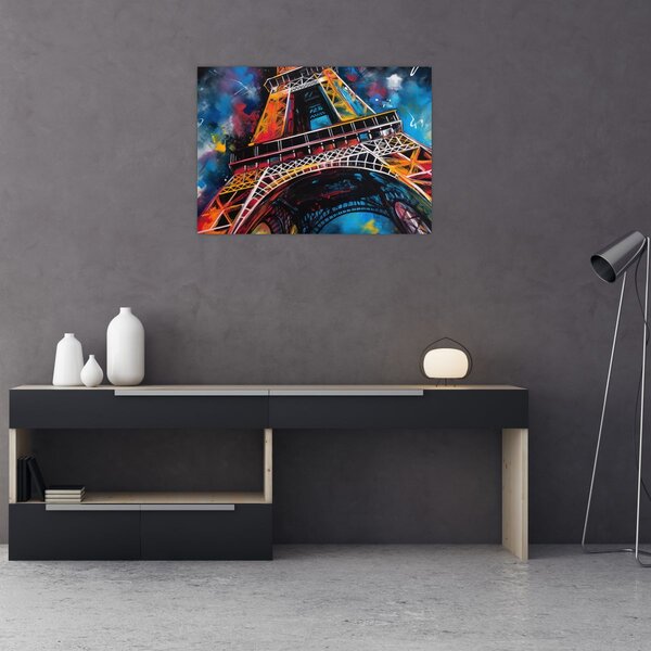 Kép - Az Eiffel-torony festménye II. (70x50 cm)