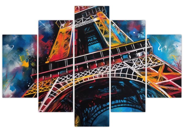 Kép - Az Eiffel-torony festménye II. (150x105 cm)