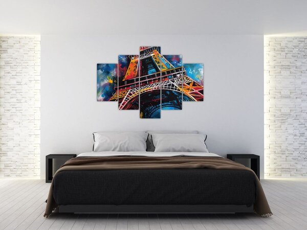 Kép - Az Eiffel-torony festménye II. (150x105 cm)