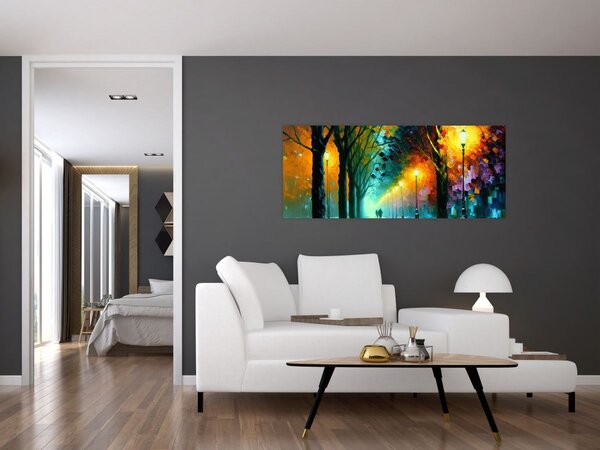Kép - Éjszakai séta (120x50 cm)