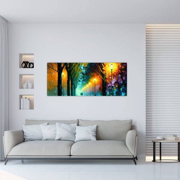 Kép - Éjszakai séta (120x50 cm)