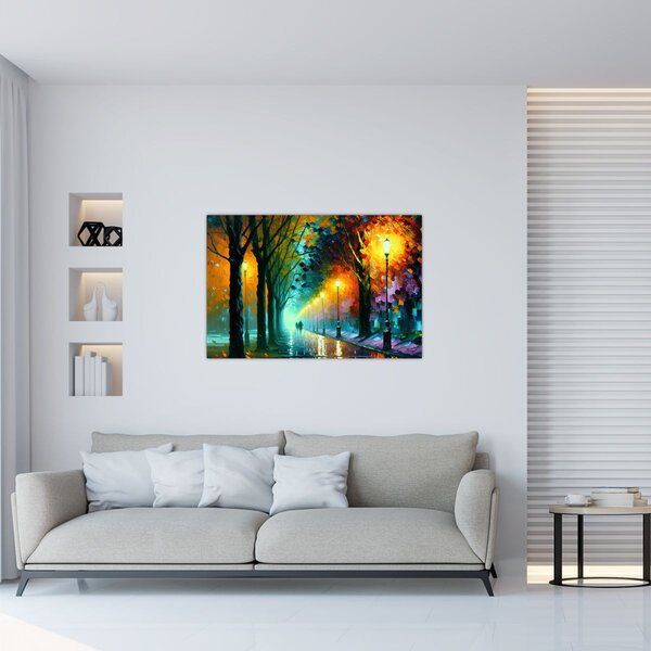 Kép - Éjszakai séta (90x60 cm)