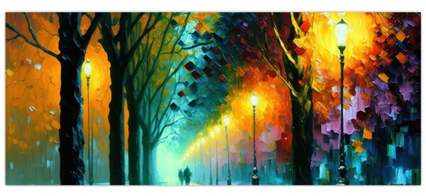 Kép - Éjszakai séta (120x50 cm)