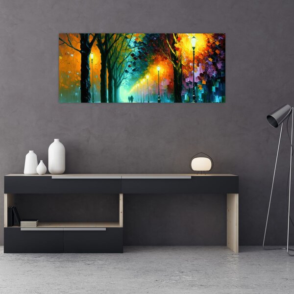 Kép - Éjszakai séta (120x50 cm)