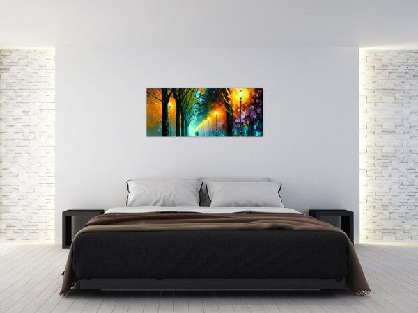 Kép - Éjszakai séta (120x50 cm)