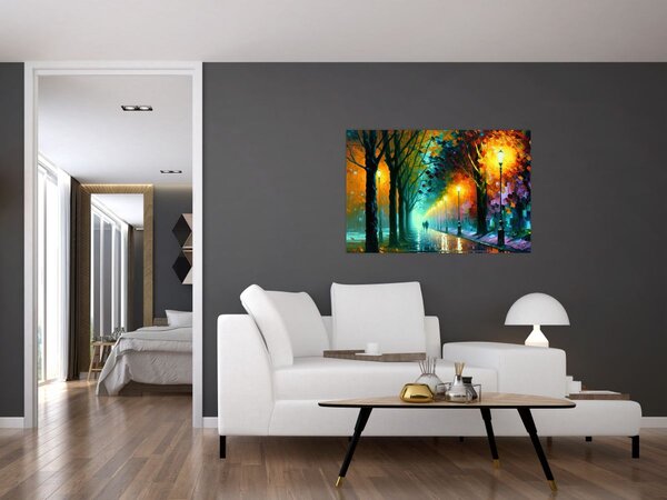 Kép - Éjszakai séta (90x60 cm)