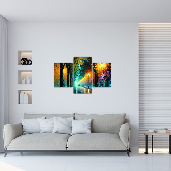 Kép - Éjszakai séta (90x60 cm)
