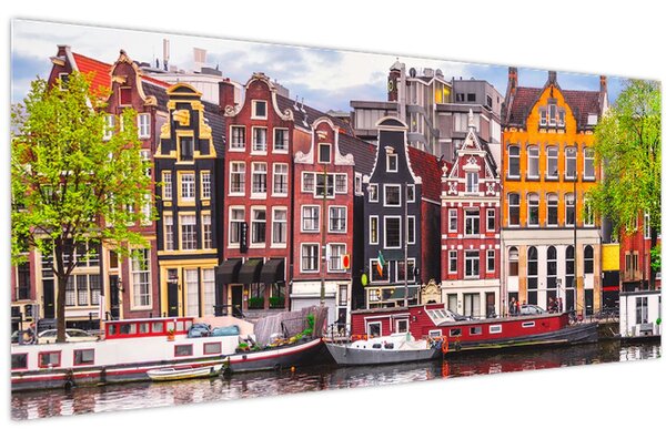 Kép - Amszterdam, táncházak (120x50 cm)