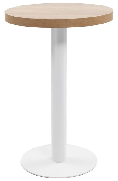 Világosbarna MDF bisztróasztal 50 cm