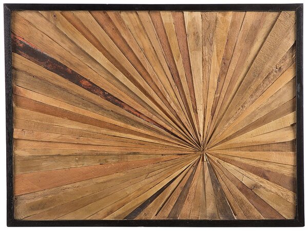 Fali Dekoráció MERIDA 60 cm Tíkfa Barna