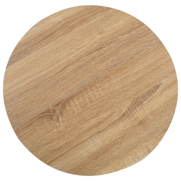 Világosbarna MDF bisztróasztal 50 cm