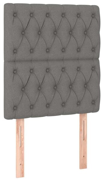 VidaXL Ágykeret - Szövet - Fejtámlával - 80x200 cm