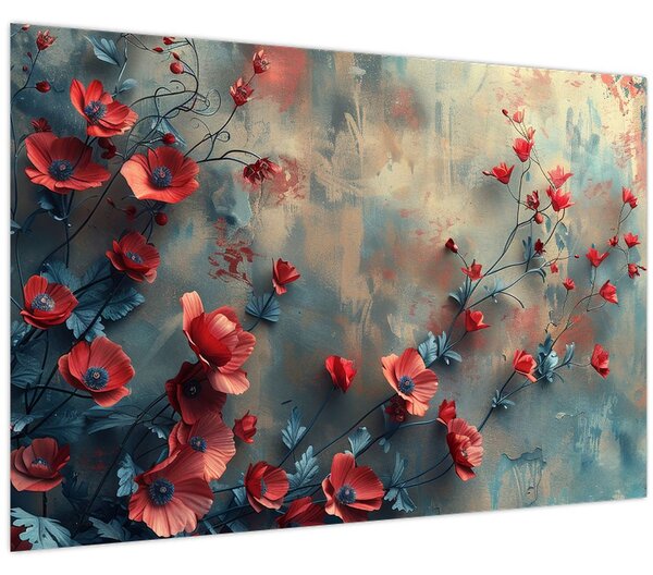 Kép - Farkas mák (90x60 cm)