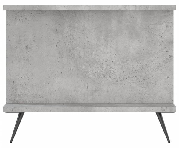 Betonszürke szerelt fa dohányzóasztal 90 x 50 x 40 cm