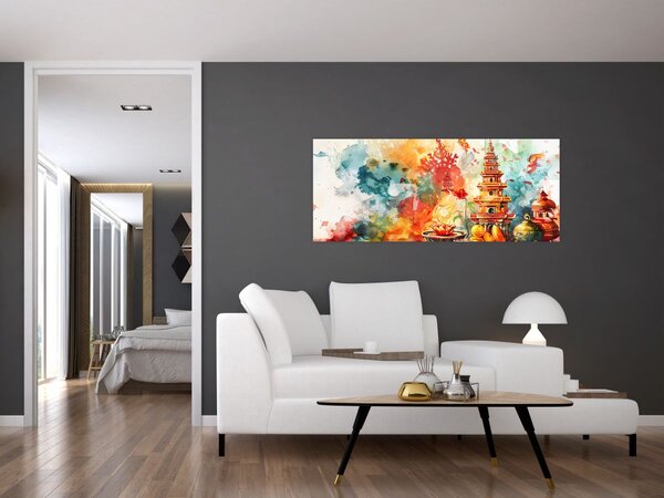 Kép - Akvarell illusztráció (120x50 cm)
