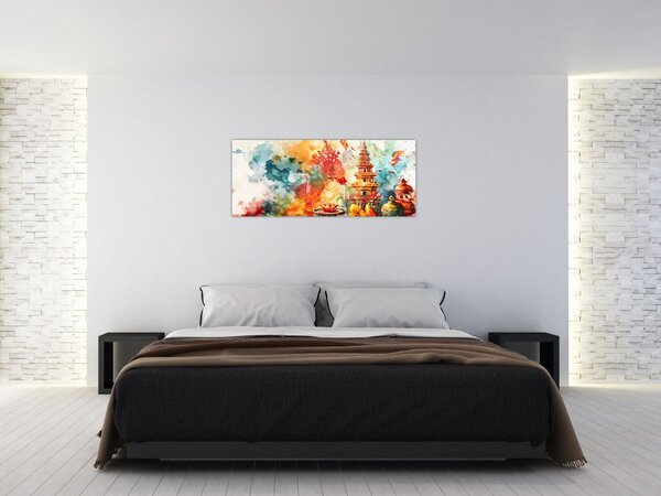 Kép - Akvarell illusztráció (120x50 cm)