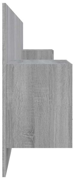VidaXL Ágyfejtámla Éjjeliszekrénnyel - Sonoma Szürke - 160cm