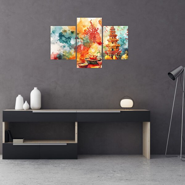 Kép - Akvarell illusztráció (90x60 cm)