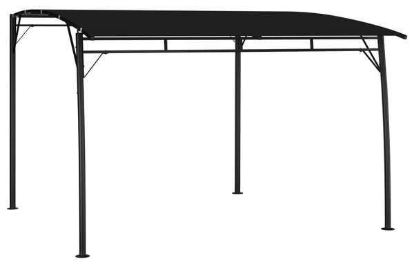 Antracitszürke kerti napellenző 3 x 3 x 2,55 m