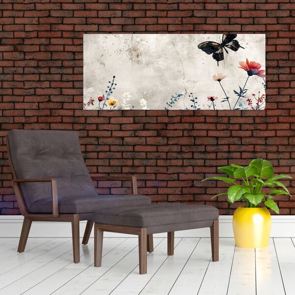 Kép - Meadow betonban (120x50 cm)