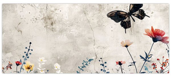 Kép - Meadow betonban (120x50 cm)