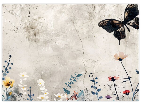 Kép - Meadow betonban (70x50 cm)