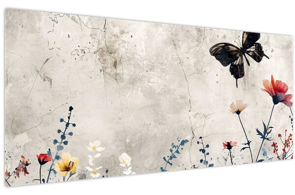 Kép - Meadow betonban (120x50 cm)