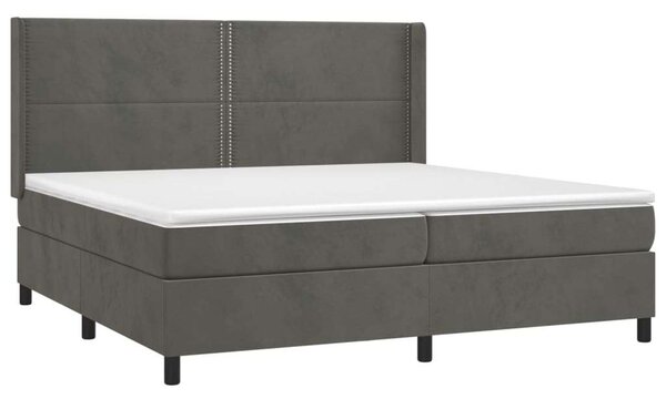 VidaXL - Bársony Ágy LED-del - 200x200 cm