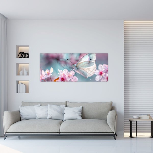Kép - Pillangó a cseresznyefán (120x50 cm)
