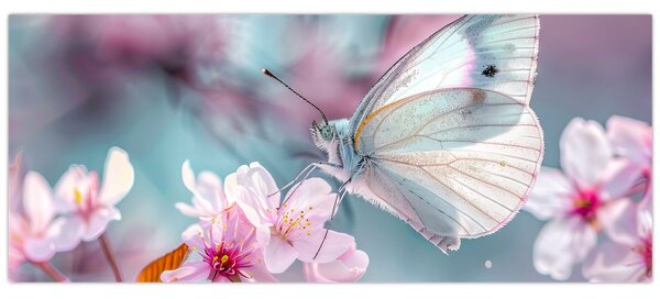 Kép - Pillangó a cseresznyefán (120x50 cm)