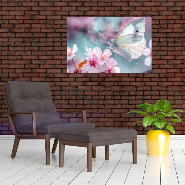 Kép - Pillangó a cseresznyefán (90x60 cm)
