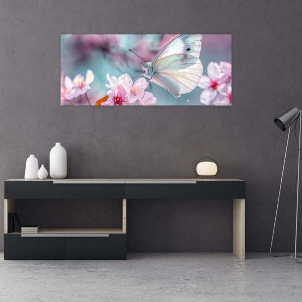 Kép - Pillangó a cseresznyefán (120x50 cm)