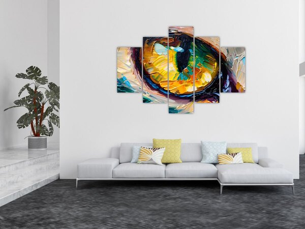 Kép - Macskaszem festmény (150x105 cm)