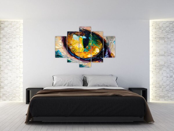 Kép - Macskaszem festmény (150x105 cm)
