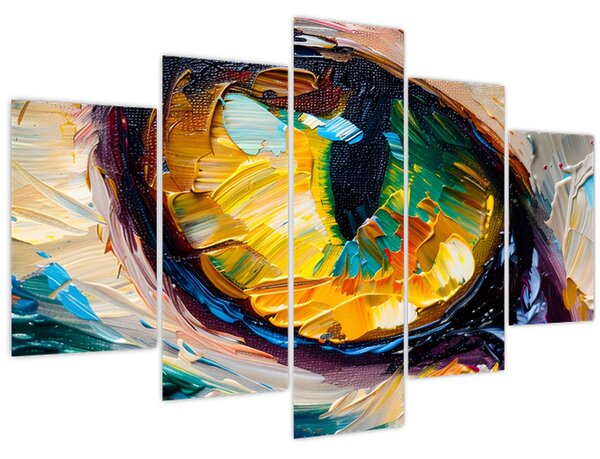 Kép - Macskaszem festmény (150x105 cm)