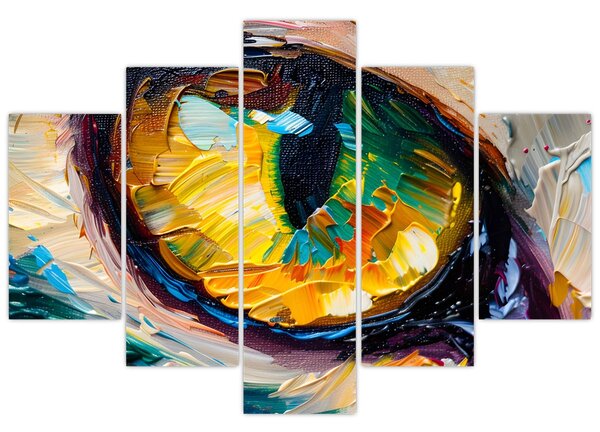 Kép - Macskaszem festmény (150x105 cm)