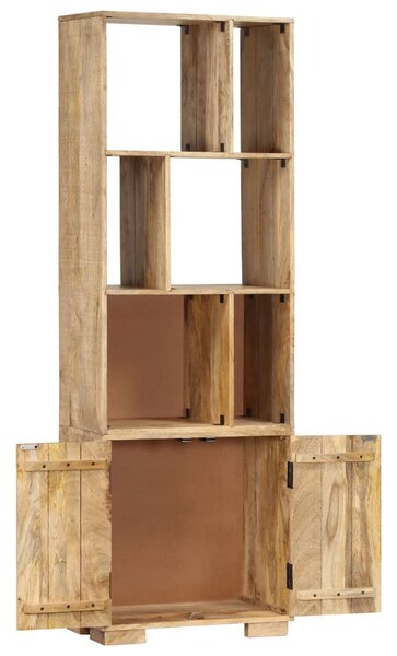 Tömör mangófa könyvespolc 60 x 35 x 180 cm