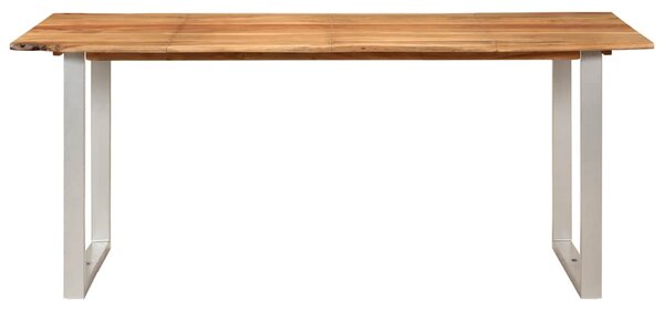 Tömör akácfa étkezőasztal 180 x 90 x 76 cm