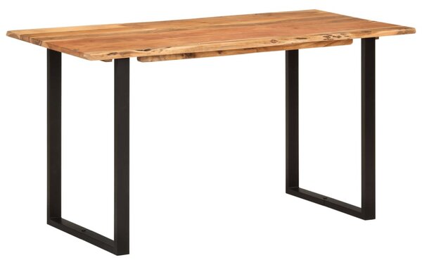 Tömör akácfa étkezőasztal 140 x 70 x 76 cm