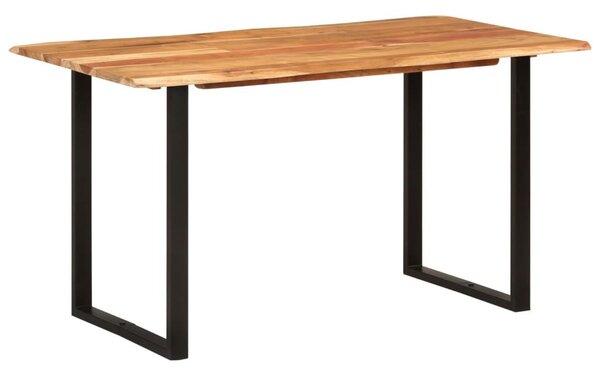 Tömör akácfa étkezőasztal 140 x 70 x 76 cm