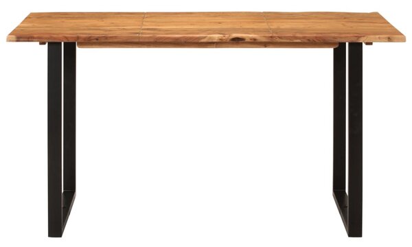Tömör akácfa étkezőasztal 140 x 70 x 76 cm