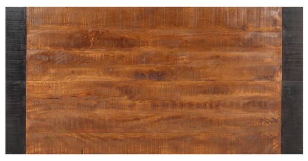 Tömör nyers mangófa étkezőasztal 140 x 70 x 76 cm