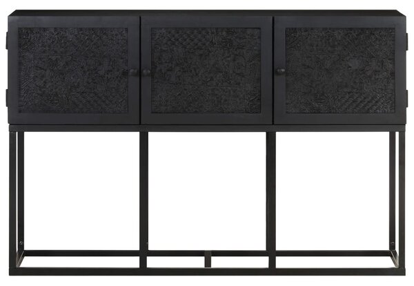 Tömör mangófa tálalószekrény 115 x 30 x 76 cm
