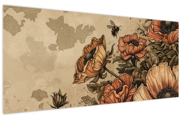 Kép - Méhecske rét II. (120x50 cm)