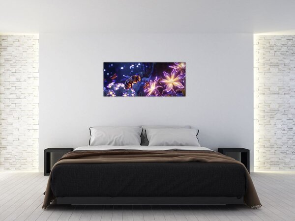 Kép - Méhecske rét III. (120x50 cm)
